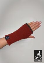 Prjónað Ull – Stúkur (rautt) - Image 3