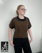 Bergdis peysa (brúnt)