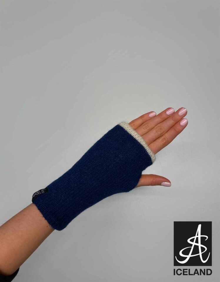 Prjónað Ull – Stúkur (blár)