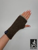 Prjónað Ull – Stúkur (Brúnt)