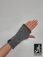 Prjónað Ull – Stúkur (grár)