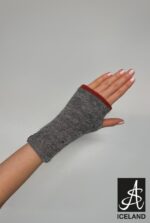 Prjónað Ull – Stúkur (grár) - Image 2