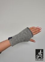Prjónað Ull – Stúkur (ljós grár)
