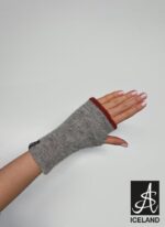 Prjónað Ull – Stúkur (ljós grár) - Image 2