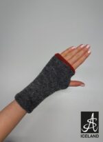 Prjónað Ull – Stúkur (dökk grár) - Image 2