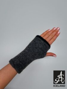 Prjónað Ull – Stúkur (dökk grár) - Image 3