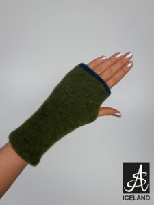 Prjónað Ull – Stúkur (dökk grænt) - Image 2