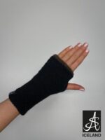 Prjónað Ull – Stúkur (Svart) - Image 2