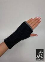 Prjónað Ull – Stúkur (Svart) - Image 3